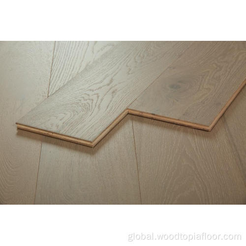 Hand Scraped Wood Flooring Engineered European oak wooden flooring matte gloss Supplier